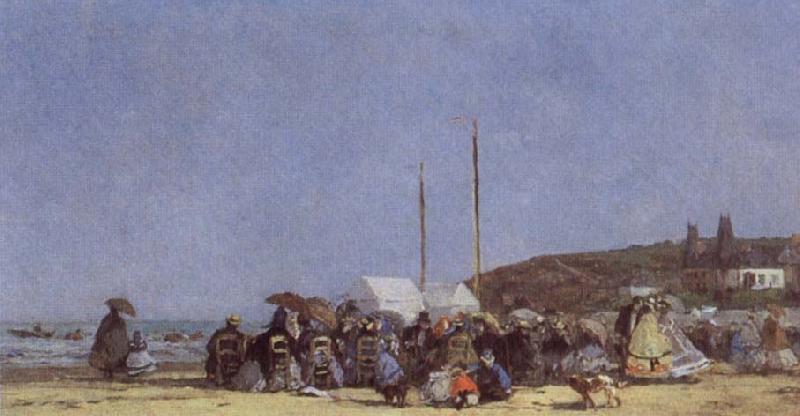 Eugene Boudin Beach Scene China oil painting art